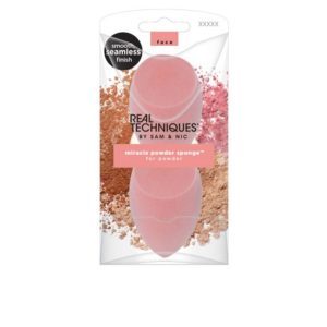 REAL TECHNIQUES : MIRACLE POWDER sponge set 2 pz