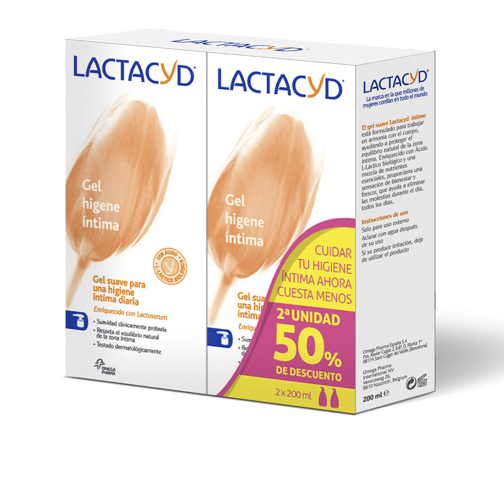 LACTACYD : LACTACYD GEL INTIMO set 2 x 200 ml