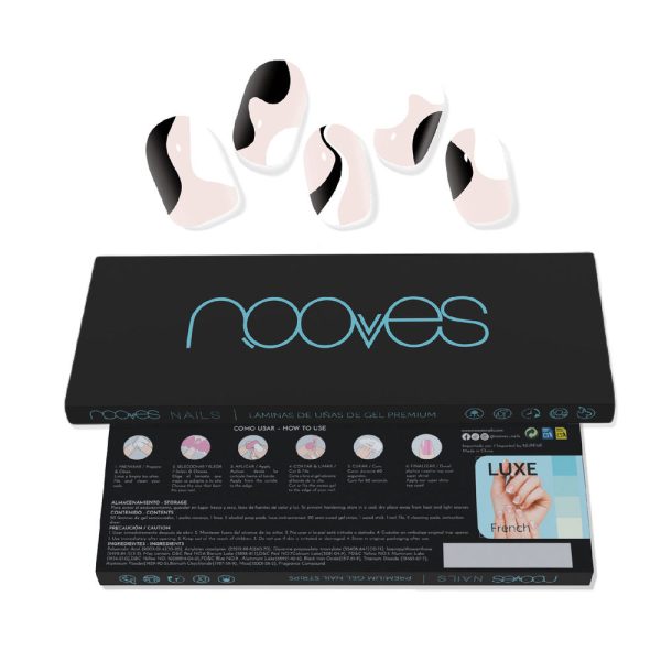 NOOVES : #so twirl premium glam GEL NAIL SHEETS 20 u