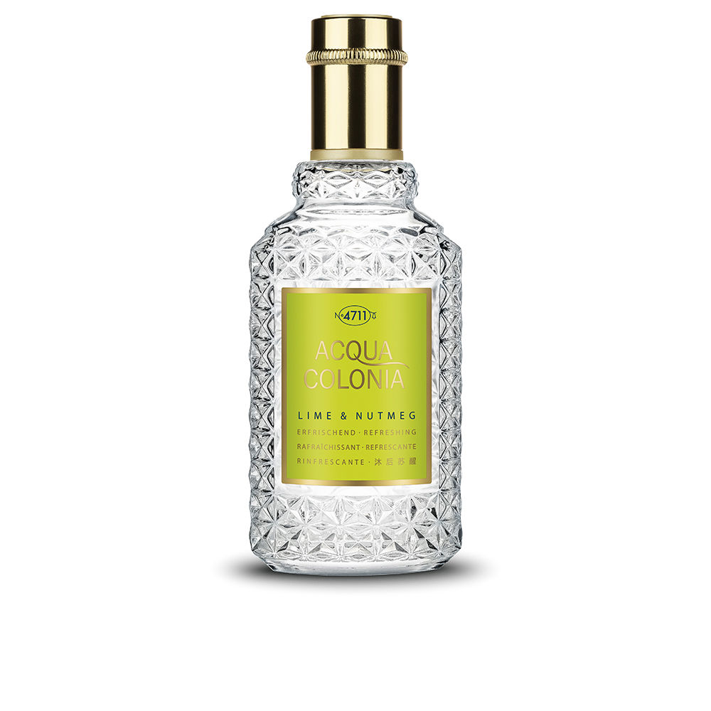 4711 : ACQUA COLONIA Lime & Nutmeg eau de cologne splash & spray 50 ml