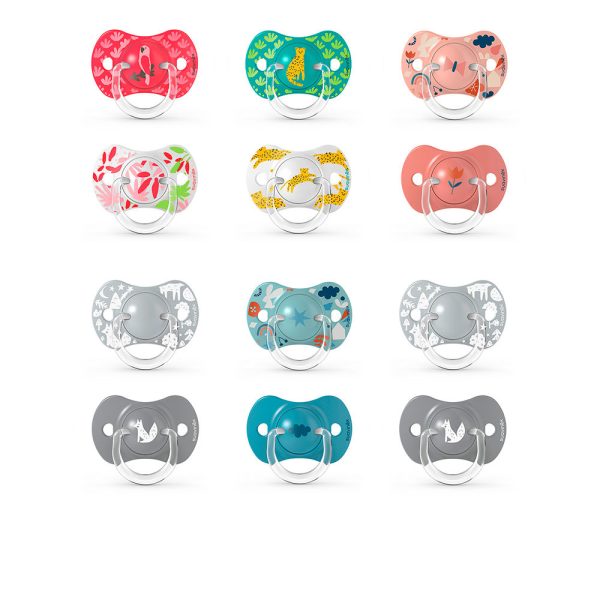 SUAVINEX : Physiological Silicone Pacifier 6-18 m 2 Units