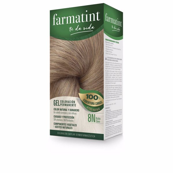 FARMATINT : FARMATINT GEL permanent color #8n-light blonde 5 units