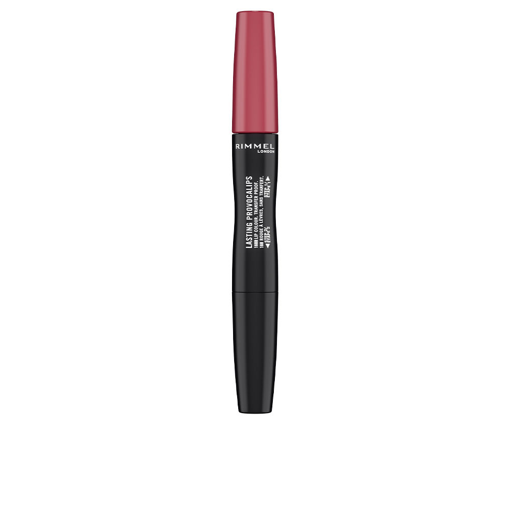 RIMMEL LONDON : LASTING PROVACALIPS lip colour transfer proof #210-pink case of emergency