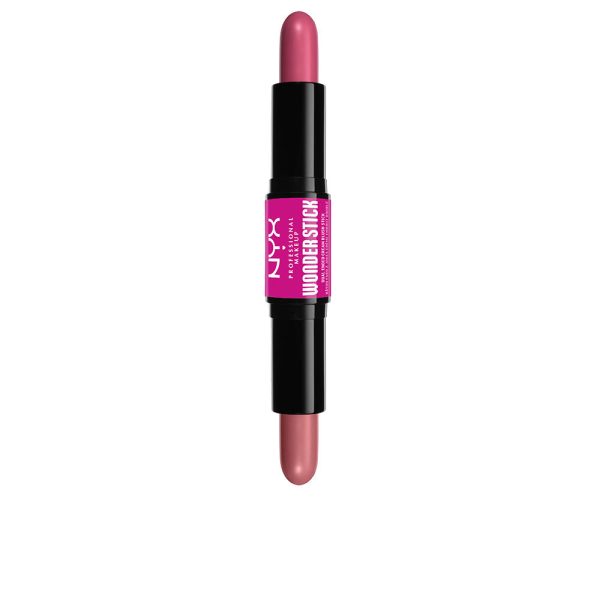 NYX PROFESSIONAL MAKE UP : WONDER STICK BLUSH #01-light peach and baby pink 4 gr