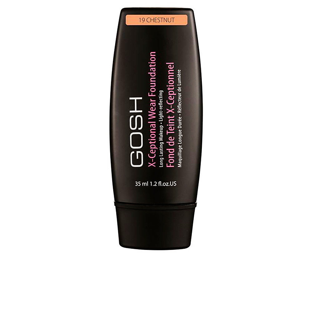 GOSH : X-CEPTIONAL WEAR FOUNDATION long lasting makeup #19-chestnut 35 ml
