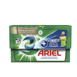 ARIEL : ARIEL PODS ODOR ACTIVE 3in1 detergent 19 capsules