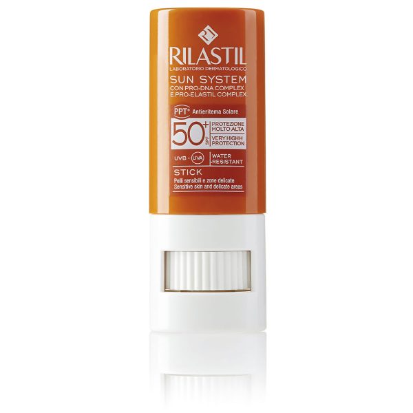 RILASTIL : SUN SYSTEM SPF50+ stick transparente 8,5 gr