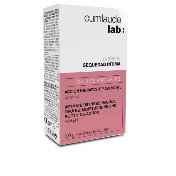 CUMLAUDE LAB : LUBRIPIU intimate dryness vaginal ovules 10 x 3 gr