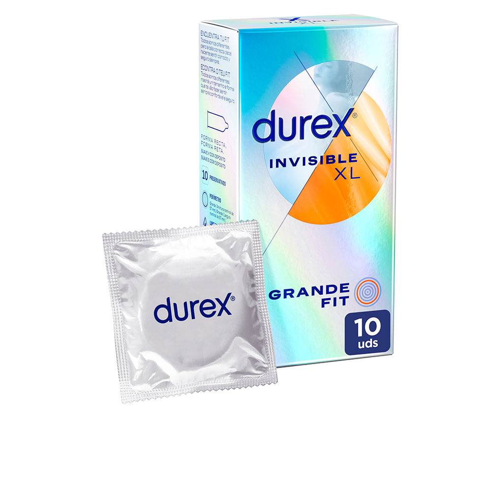 DUREX : INVISIBLE XL ultra fine condoms 10 u