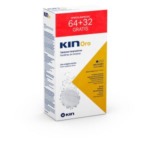 KIN : KIN ORO tabletas limpiadoras 64 + 32 u