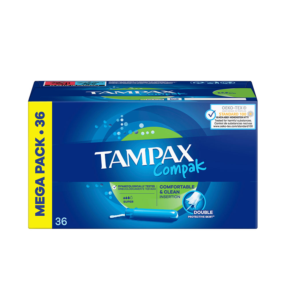 TAMPAX : TAMPAX COMPAK tampón super 36 u