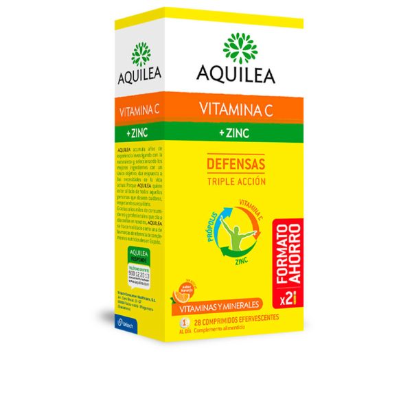 AQUILEA : Vitamin C + Zinc Savings Pack 28 Tablets