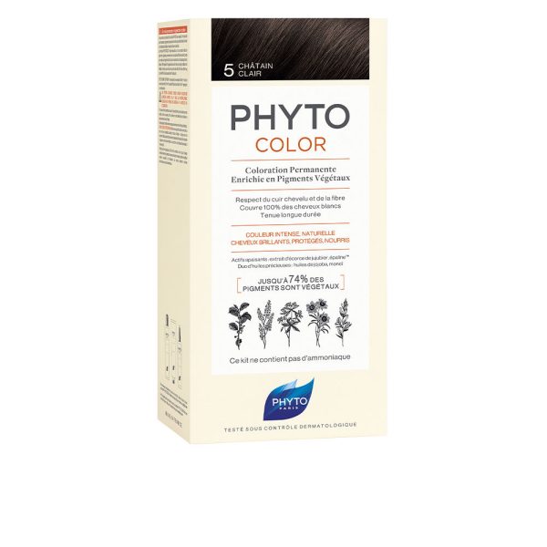 PHYTO : PHYTOCOLOR #5-castaño claro 4 u