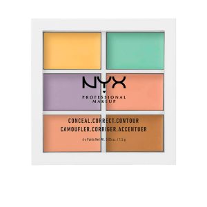 NYX PROFESSIONAL MAKE UP : CONCEAL CORRECT CONTOUR palette 6 x 1,5 gr