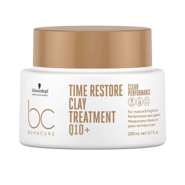 SCHWARZKOPF : BC TIME RESTORE Q10+ clay treatment 200 ml