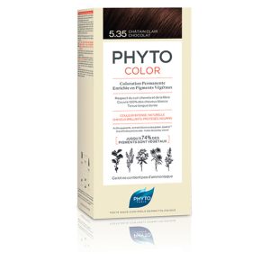 PHYTO : PHYTOCOLOR #5.35-castaño claro chocolate 4 u