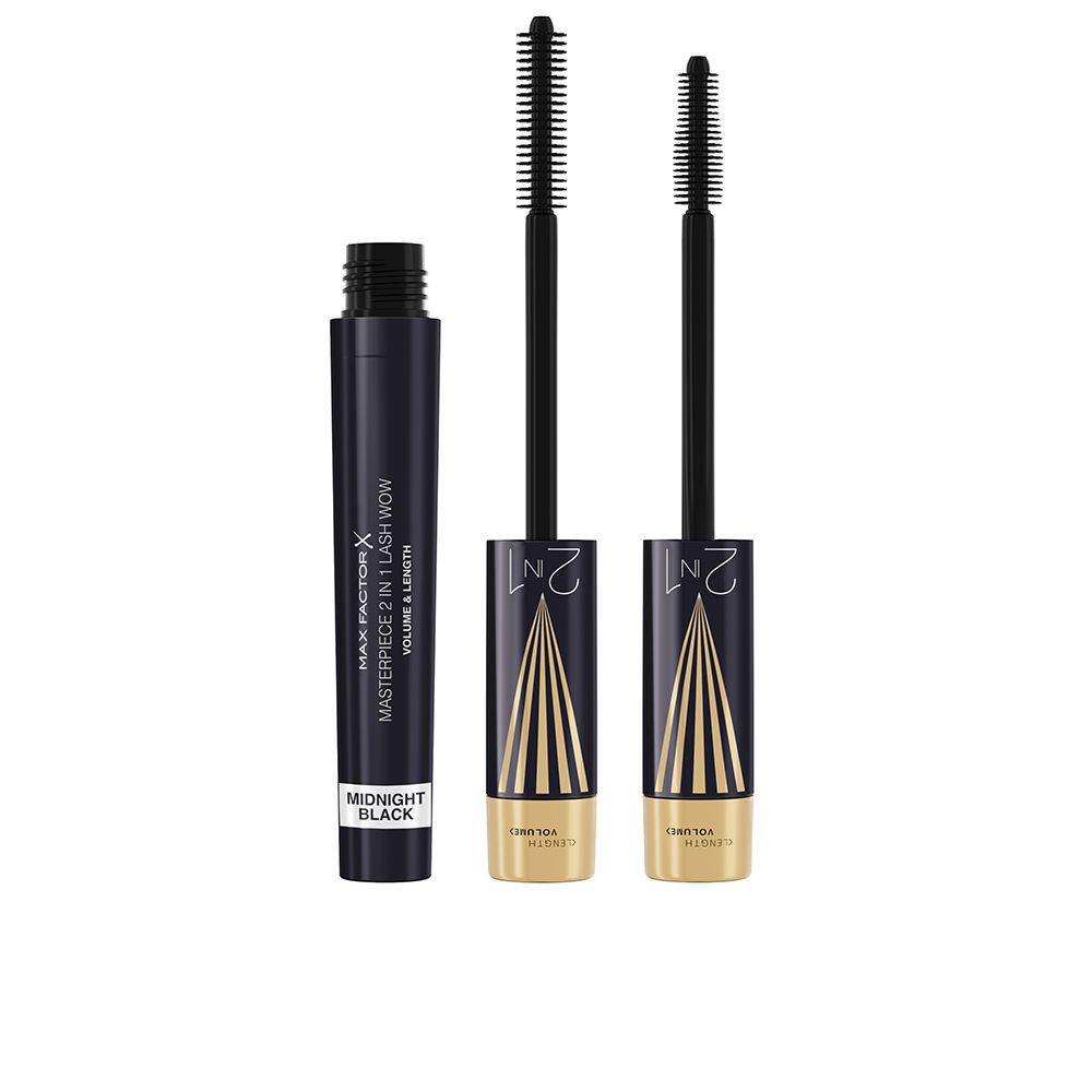MAX FACTOR : MASTERPIECE 2 IN 1 LASH WOW mascara #03-midnight black 7 ml