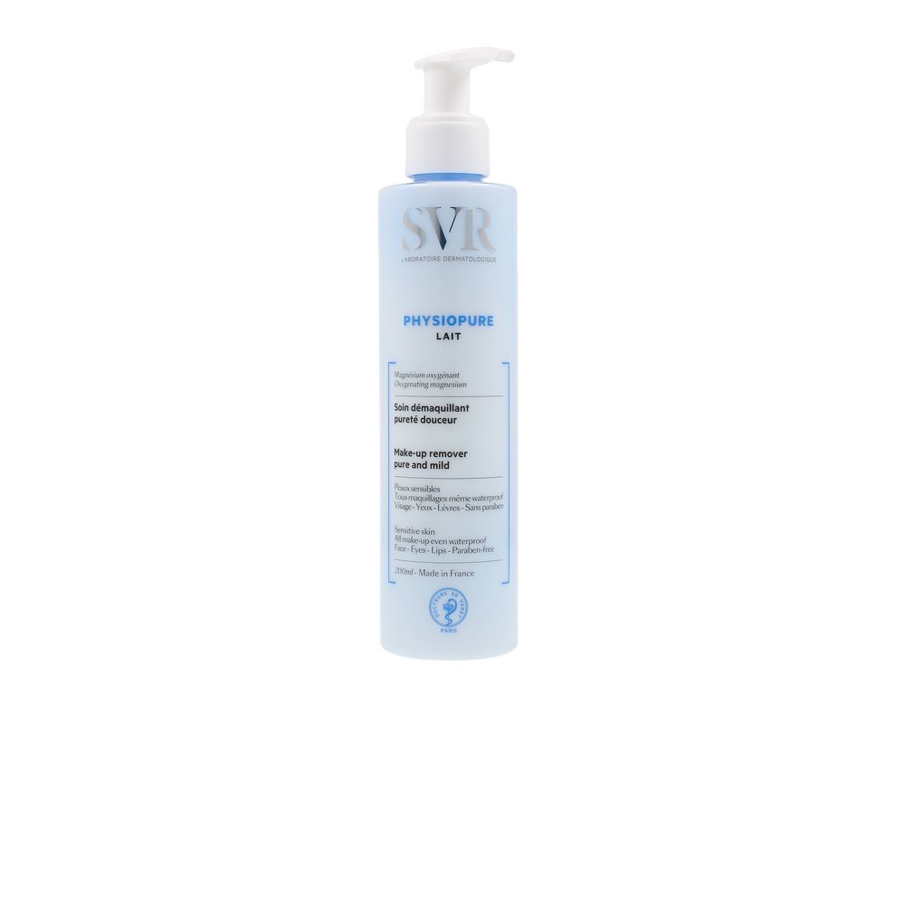 SVR LABORATOIRE DERMATOLOGIQUE : PHYSIOPURE lait demaquillant 200 ml