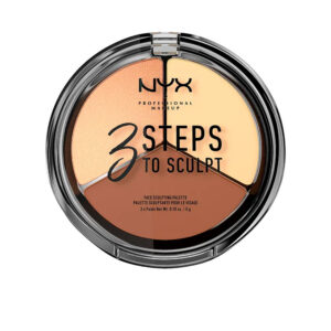 NYX PROFESSIONAL MAKE UP : 3 STEPS TO SCULPT face sculpting palette #light