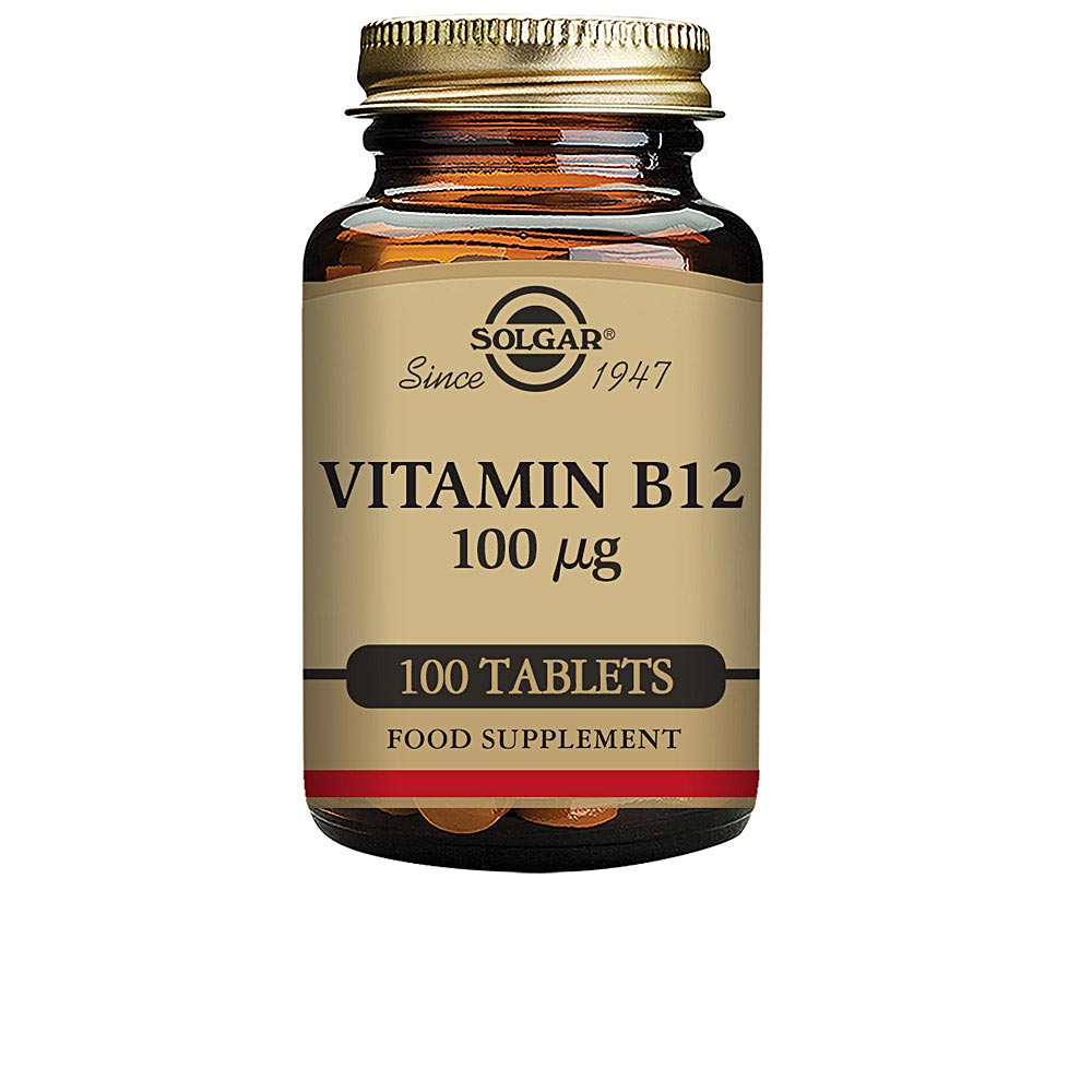 SOLGAR : VITAMINA B12 100 µg Cianocobalamina 100 comprimidos