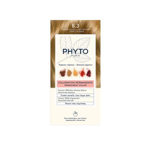 PHYTO : PHYTOCOLOR #8.3-Rubio Claro Dorado 4 u