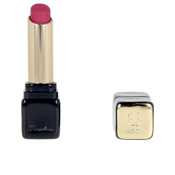 GUERLAIN : KISSKISS barra de labios mate luminosa confort 16h #880-Caress Plum 2,8 gr