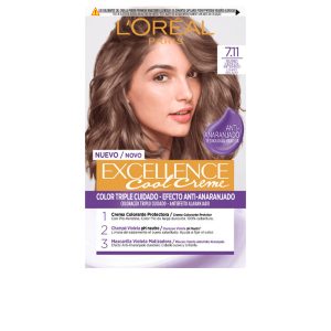 L'ORÉAL PARIS : EXCELLENCE COOL dye #7.11-intense ash blonde 192 ml
