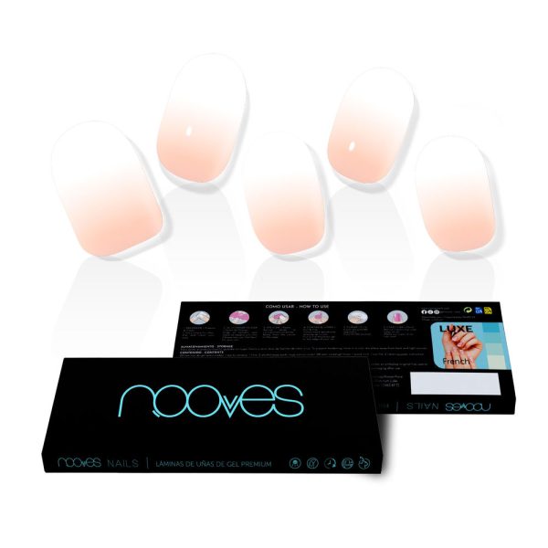 NOOVES : GEL NAIL FILM nude baby boomer premium luxe #gradient 20 u
