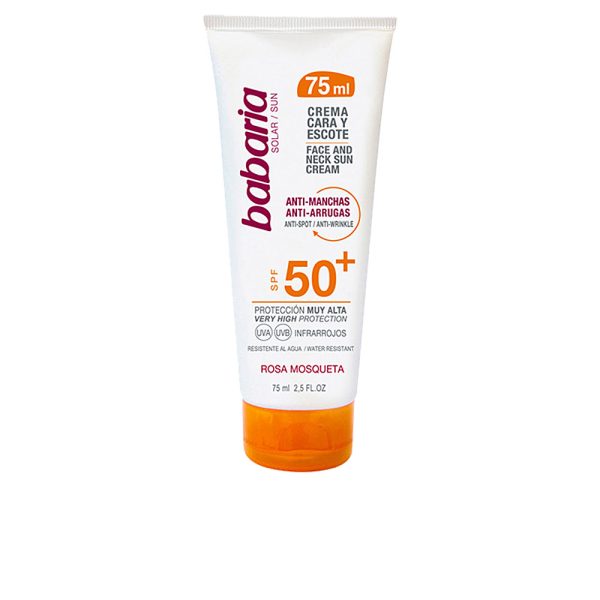 BABARIA : SOLAR FACE&DECOLLETE anti-stain fluid SPF50+ 75 ml
