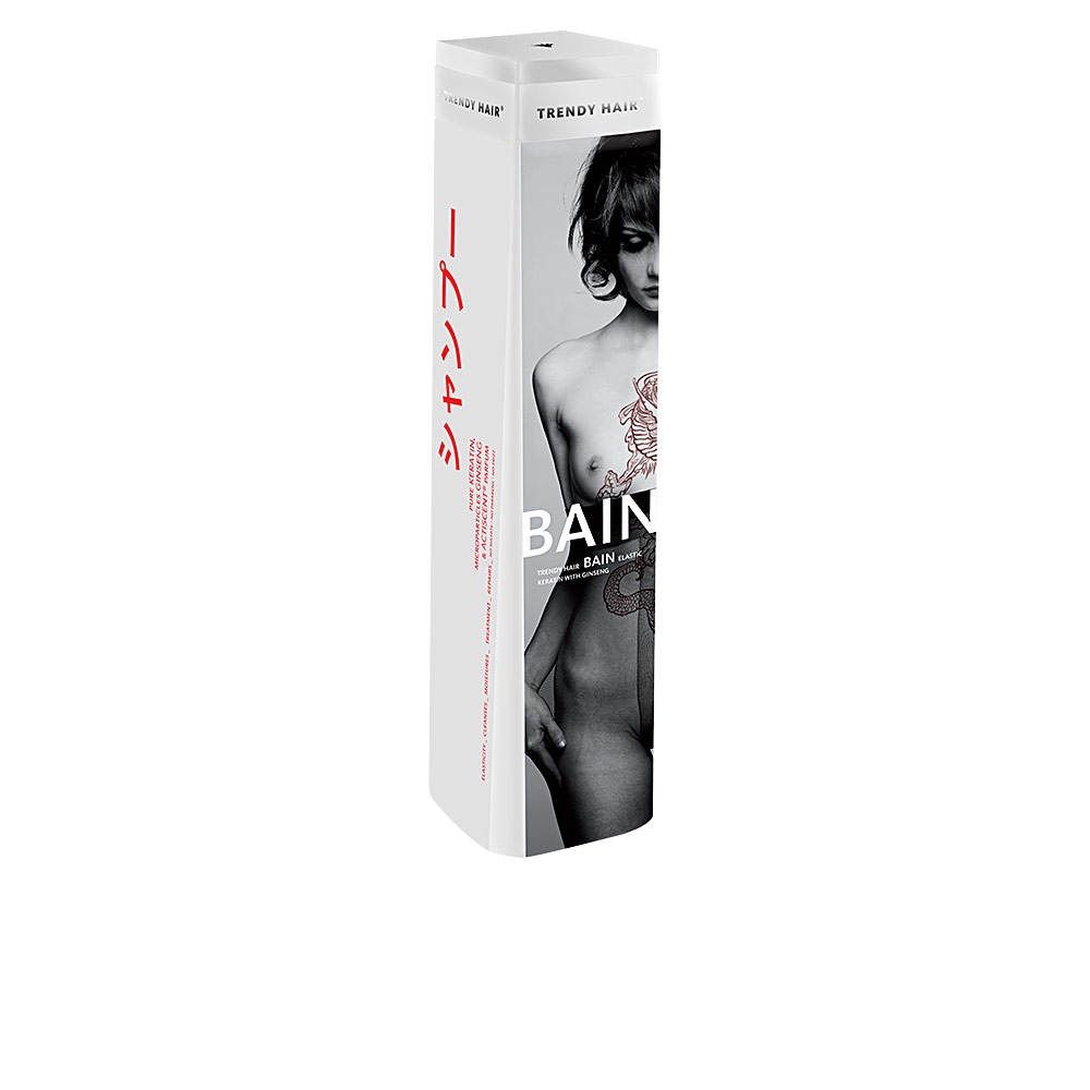 TRENDY HAIR : BAIN ELASTIC KERATIN with ginseng 300 ml
