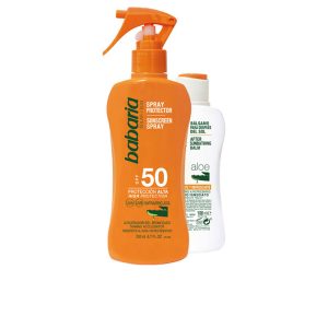 BABARIA : SOLAR ALOE VERA SPF50 LECHE set