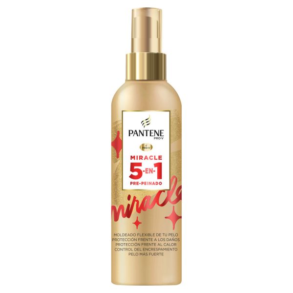 PANTENE : MIRACLE 5 IN 1 pre-styling & heat protector spray 200 ml