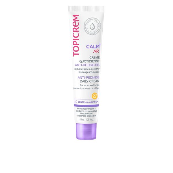 TOPICREM : CALM+ anti-redness daily cream SPF50+ 40 ml