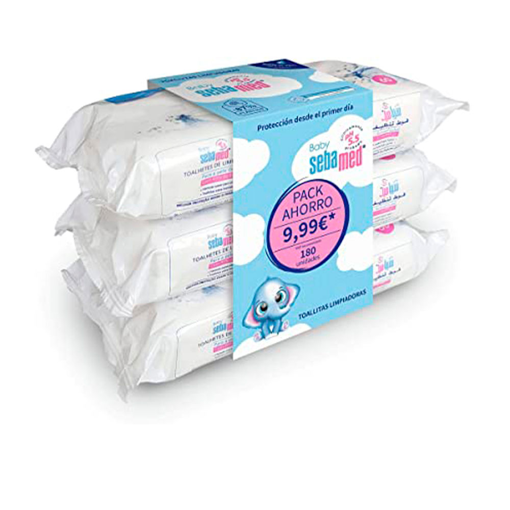 SEBAMED : BABY TOALLITAS LIMPIADORAS set 3 x 60 pz