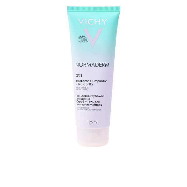VICHY : NORMADERM 3 IN 1 exfoliant, cleanser and mask 125 ml