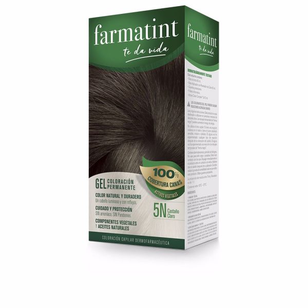 FARMATINT : FARMATINT GEL permanent color #5n-light brown 5 units