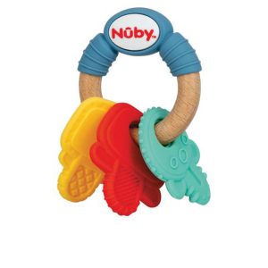 NÛBY : MORDEDOR madera y silicona llaves 3m+ 1 u