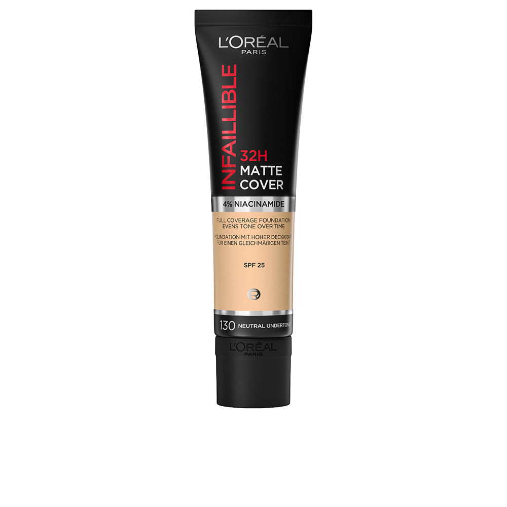 L'ORÉAL PARIS : INFAILLIBLE 32H matte cover foundation #130-Neutral Undertone 30 ml