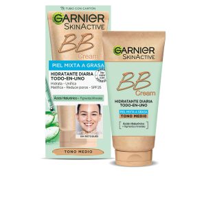GARNIER : SKINACTIVE BB CREAM combination to oily skin daily moisturizer SPF 25 #medium tone 50 ml