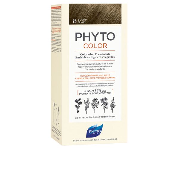 PHYTO : PHYTOCOLOR #8-rubio claro 4 u