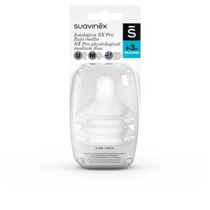 SUAVINEX : TETINA fisiologica flujo silicona M 2 u