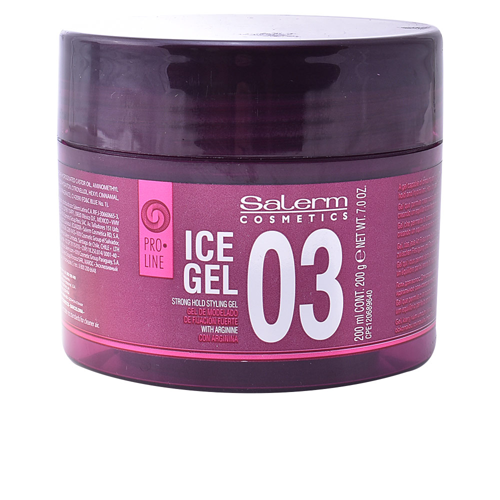 SALERM : ICE GEL 03 strong hold styling gel 200 ml
