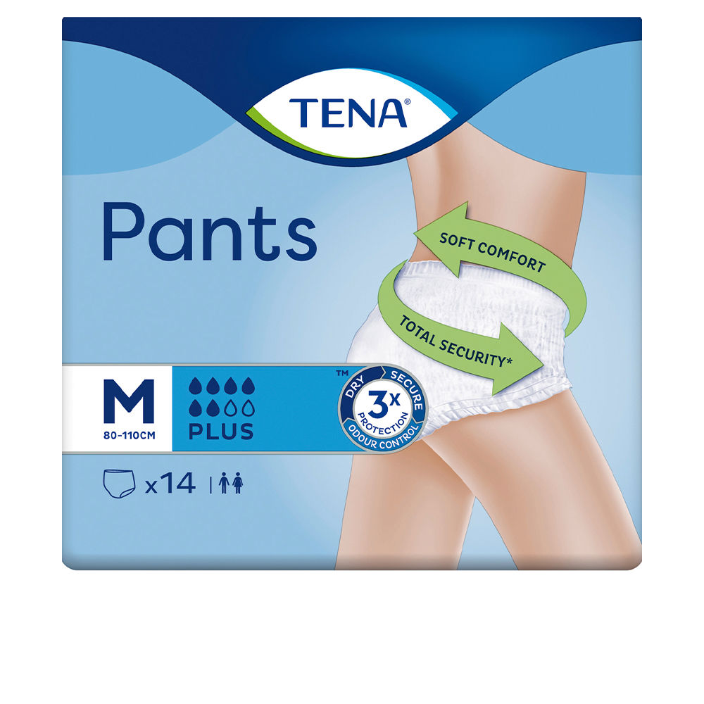 TENA LADY : PANTS PLUS medium incontinence briefs 14 u