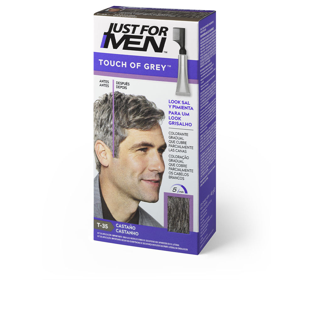 JUST FOR MEN : TOUCH OF GREY gradual coloring #brown 40 gr