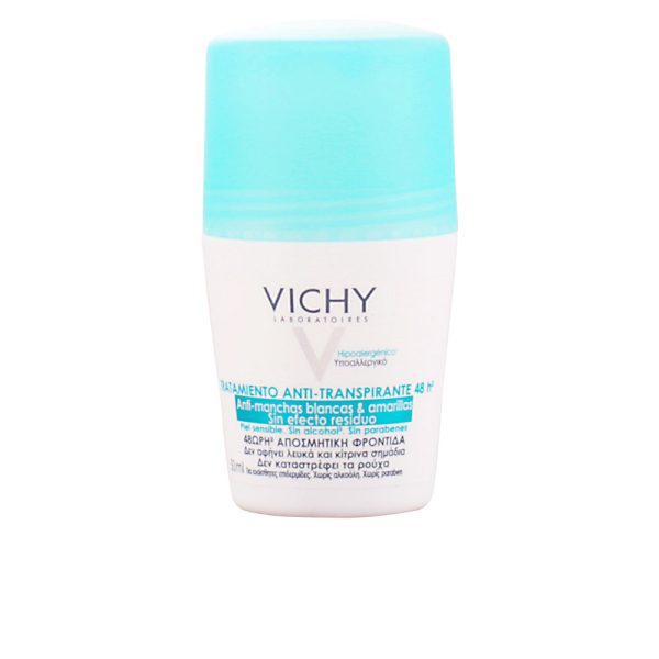 VICHY : DEO traitement anti-transpirant antimanchas blancas 48h roll-on 50 ml