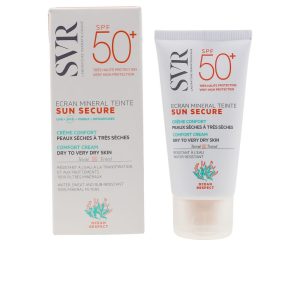 SVR LABORATOIRE DERMATOLOGIQUE : SUN SECURE ecran mineral teinte peaux sèches SPF50+ 60 gr