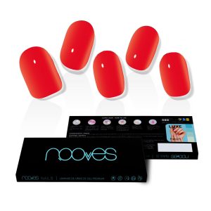 NOOVES : GEL NAIL FILM crimson red premium luxe solid #red 20 u