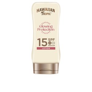 HAWAIIAN TROPIC : GLOWING PROTECTION ultra radiance sun lotion SPF15 180 ml