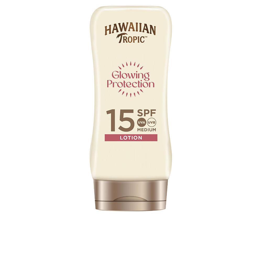 HAWAIIAN TROPIC : GLOWING PROTECTION ultra radiance sun lotion SPF15 180 ml