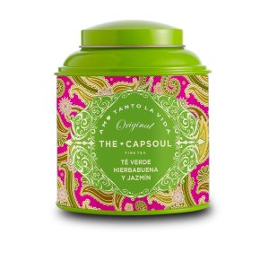 THE CAPSOUL : TÉ GRANEL verde, hierbabuena & jazmín 100 gr